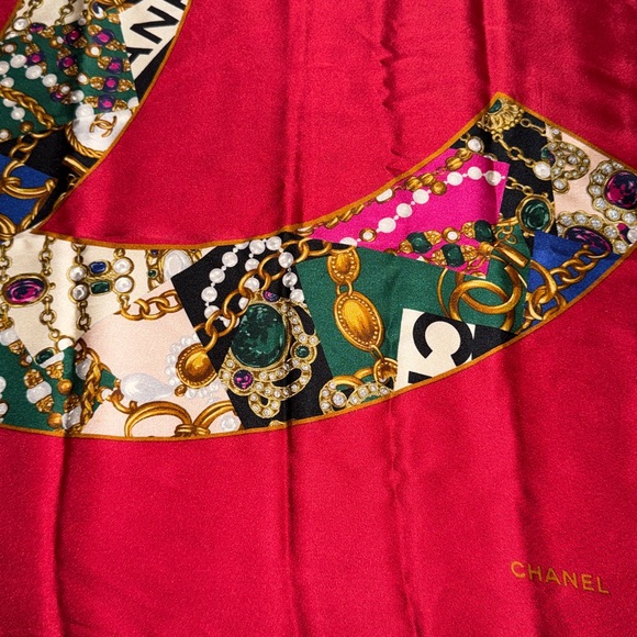 CHANEL Silk Scarf 🧣 - Picture 6 of 6